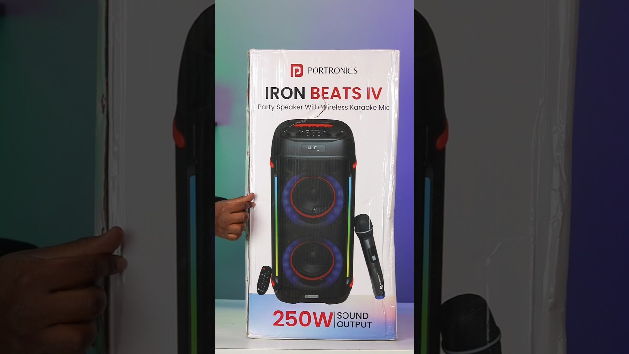 Portronics Iron Beats IV/4 | Quick Unboxing Audio Test | 250W Powerful Sound 