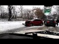 Донецк, с первым снегом первые ДТП Donetsk, congratulate you with the first snow the first accidents