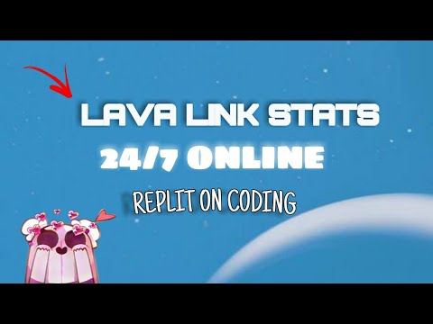how to make lava link stats bot discord | replit