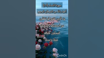سورة النساء الآية ١٠٢ ²
