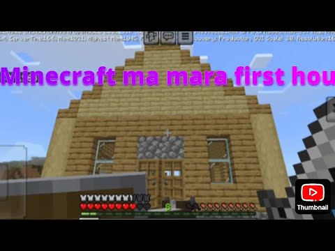 My First house in Minecraft | Minecraft episode #1 - YouTube