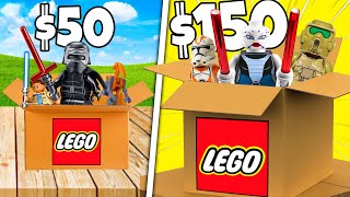 $50 vs $150 LEGO Star Wars MYSTERY BOX!