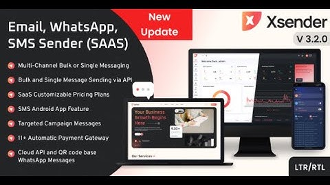 How to Develop a Bulk Email, SMS and WhatsApp Messaging Website Platform with Xsender