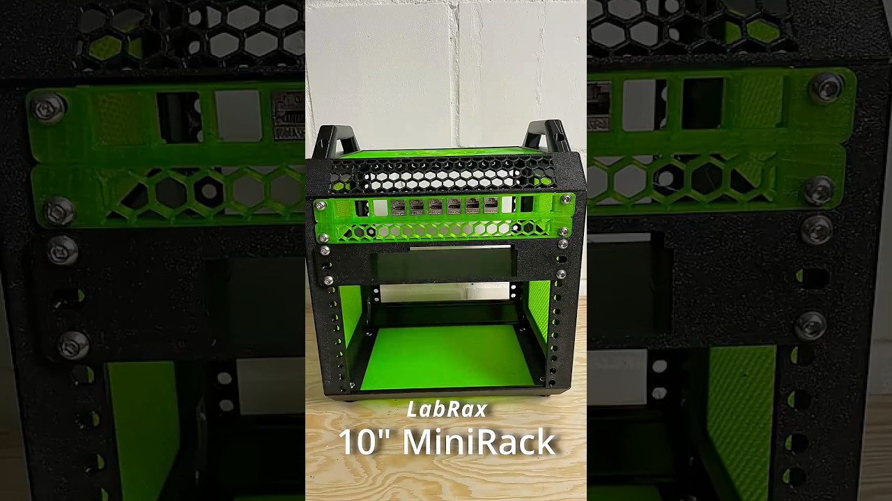 LabRax 10Zoll ServerRack aus dem 3D-Drucker