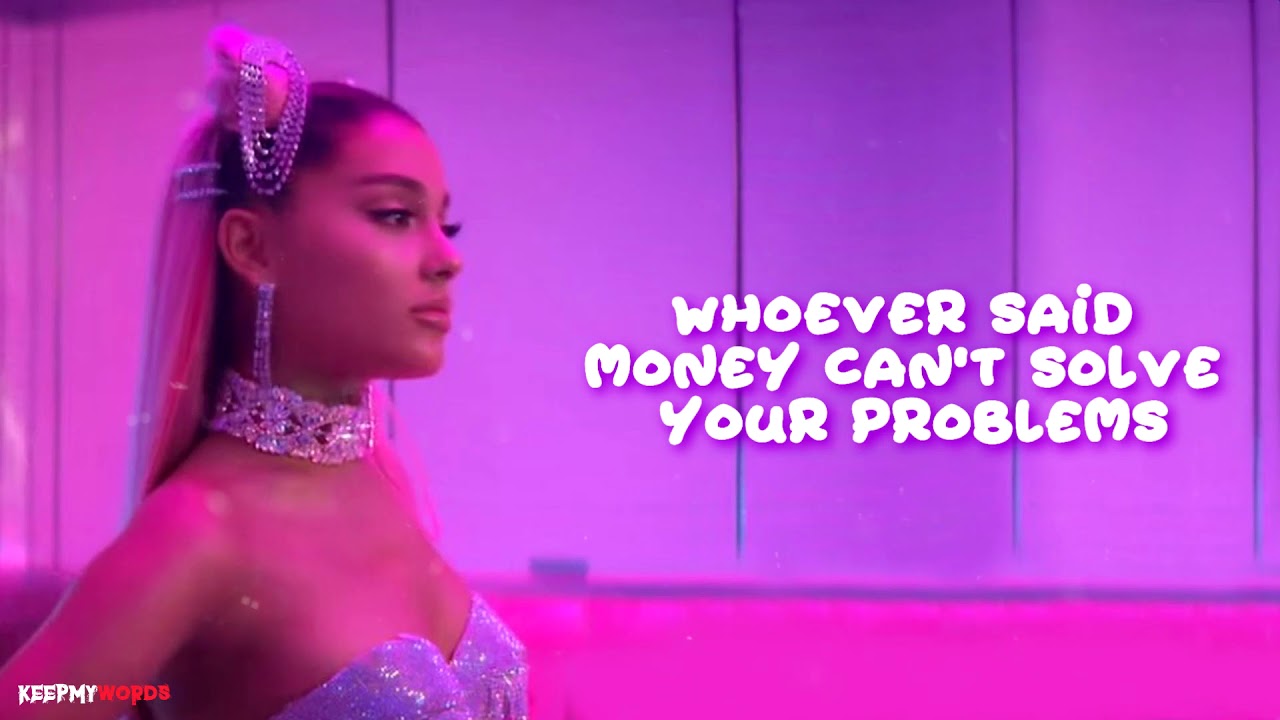 Ariana Grande 7 Rings Lyrics Video