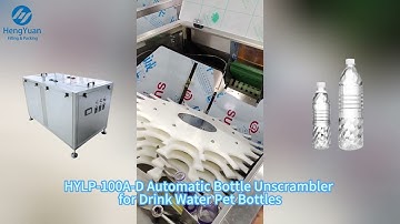 HYLP-100A D Automatic Bottle Unscrambler for Drink Water Pet Bottles