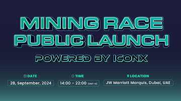 Mining Race Public Launch | Powered by ICONX | The World’s Fastest Driven Bitcoin Movement!