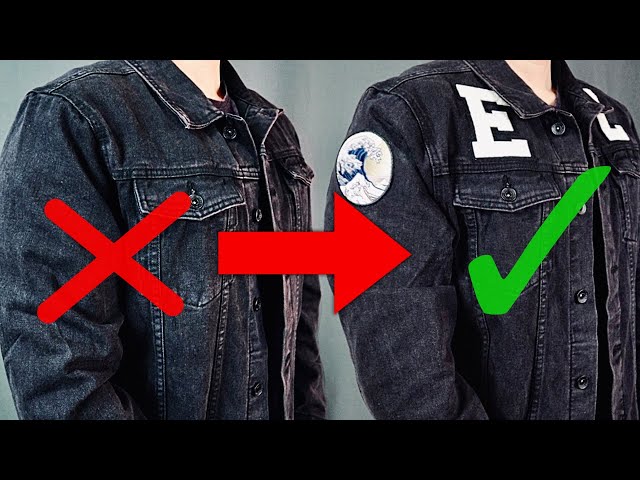 Sew a patch on a shirt - Add patches to clothing - Easy DIY