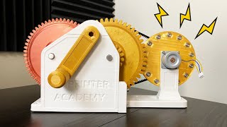 Homemade GENERATOR GEARBOX | power almost any usb device.