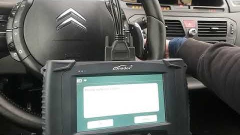 Citroen C4 Key Programming by Lonsdor K518