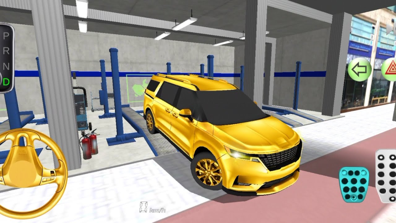 NEW KIA CARNIVAL AT AUTO REPAIR SHOP || 3d drving class android games || carnival gameplay