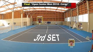 Herve (0) vs Tomas (-4/6) - Open Senior Men Cergy - Final - 3rd set - 02/09/2018