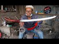 HOW TO TURN A THICK BEARING INNER RING INTO A LONG KOMPONG SVAY SWORD (NOT FOR SALE )