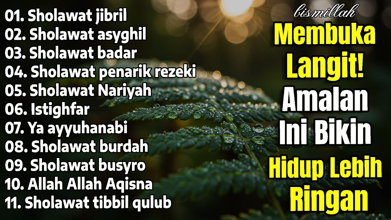 ALBUM SHOLAWAT PENARIK REZEKI, KEBAHAGIAAN & KEBERKAHAN HIDUP TERBARU 2026 😍🙏