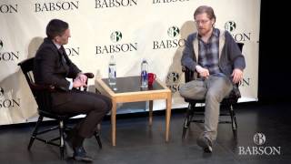Babson College Hosts Rent Star Anthony Rapp for a Q&A Session