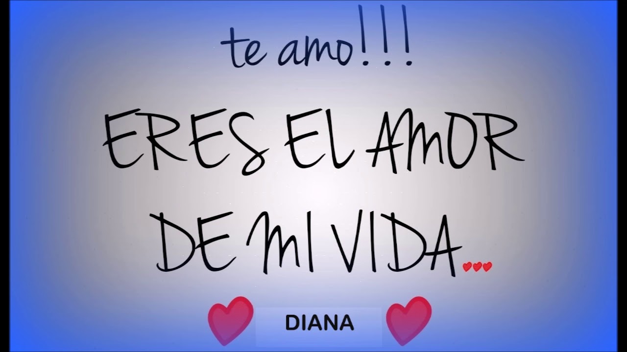 Junto A Ti Te Amo Diana Youtube