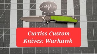 Curtiss Knives: Warhawk #customknife #Americanknife #atherapeuticedge