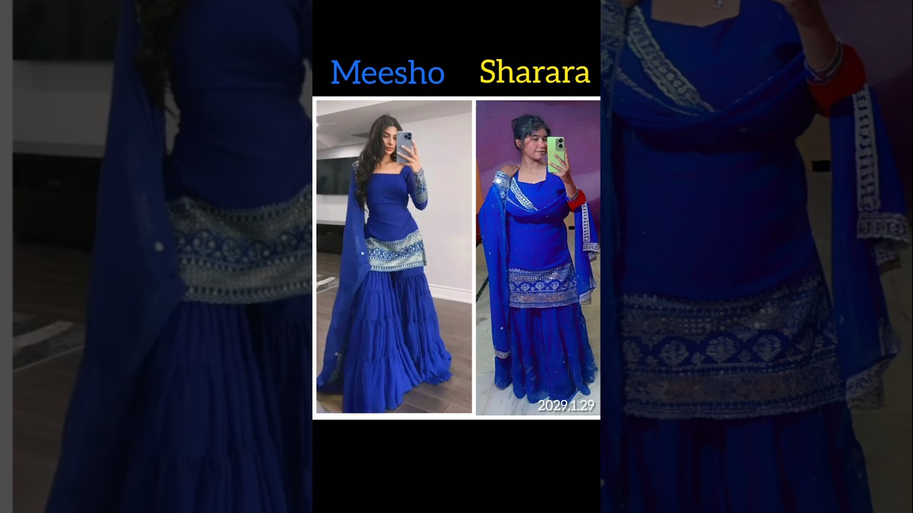 Meesho Sharara Set haul // Sharara suit from meesho 