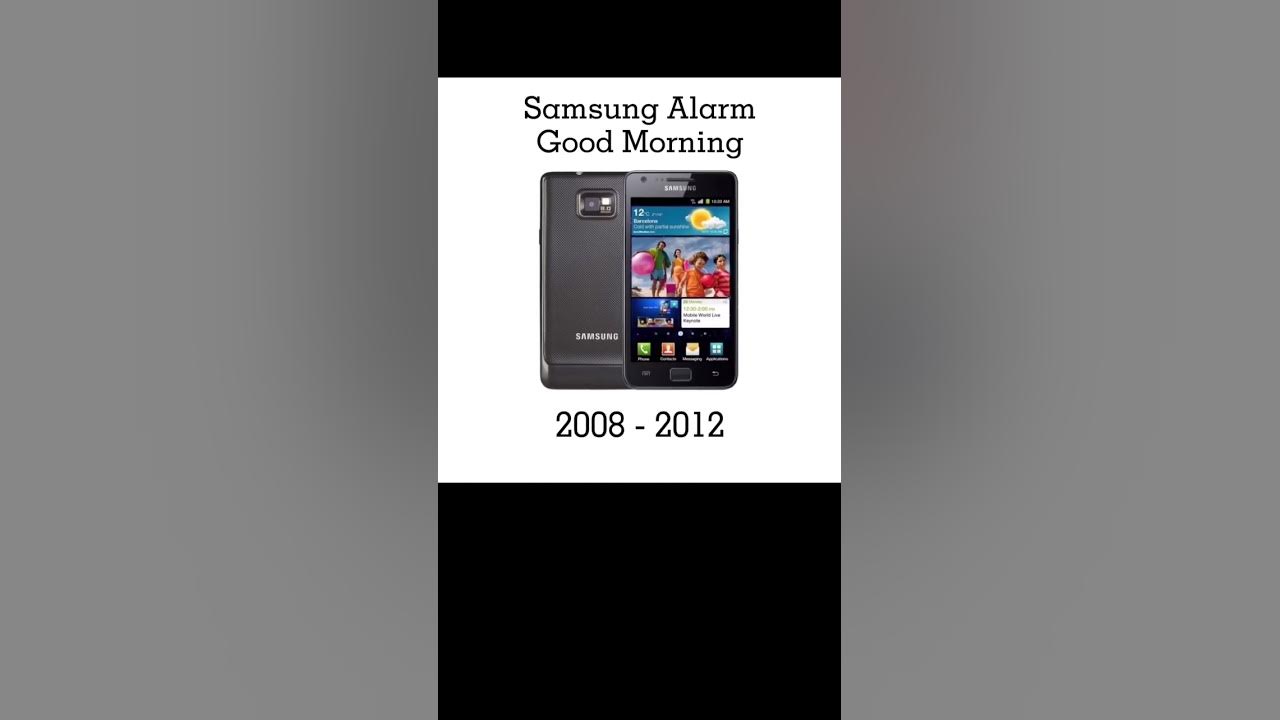 Samsung Alarm Good Morning #shorts
