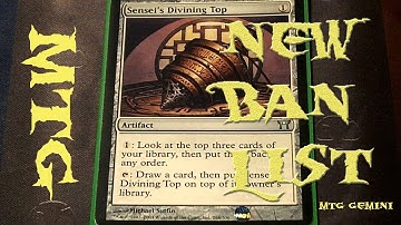 MTG New Ban List