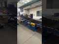 Hydraulic inclined conveyor, adjustable with precision control,flexible design#conveyor #machine