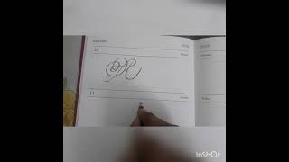 How to write Stylish cursive font letter | cursive font A-E