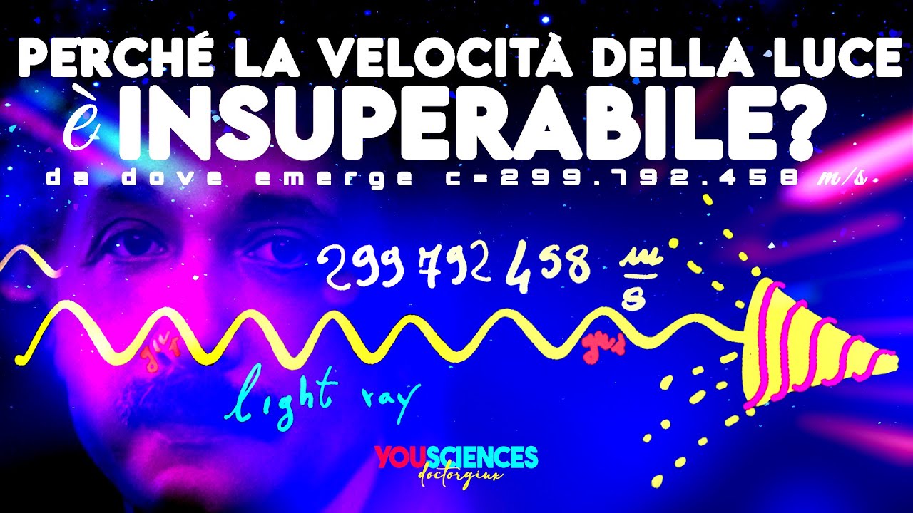 Perché la VELOCITÀ della LUCE è proprio quella? Da dove viene? Perché è INSUPERABILE!!