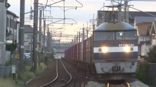 JR貨物 EF210-154号機（吹田）＋コキ22両 貨物列車5061レ 2018.10.06