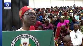 Sit-At-Home Order Gov. Soludo Meets With Market Leaders In Anambra State