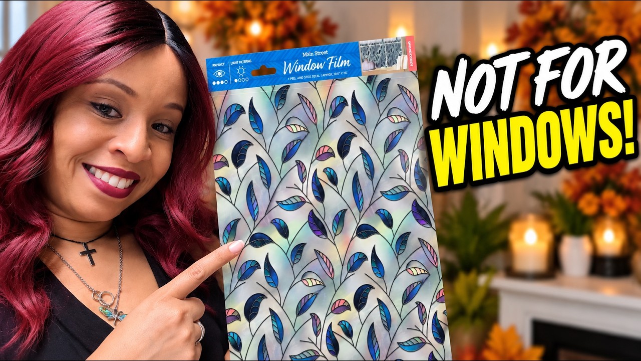YouTube thumbnail for “I Found a Better Use for Dollar Tree Window Clings” by Loli Ds Creations