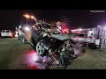 Occupants Lucky to Be Alive After Fiery Vehicle vs Structure Crash