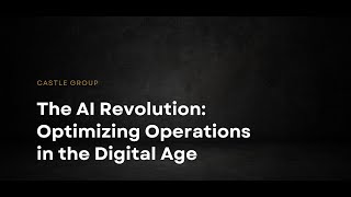 The AI Revolution:  Optimizing Operations in the Digital Age