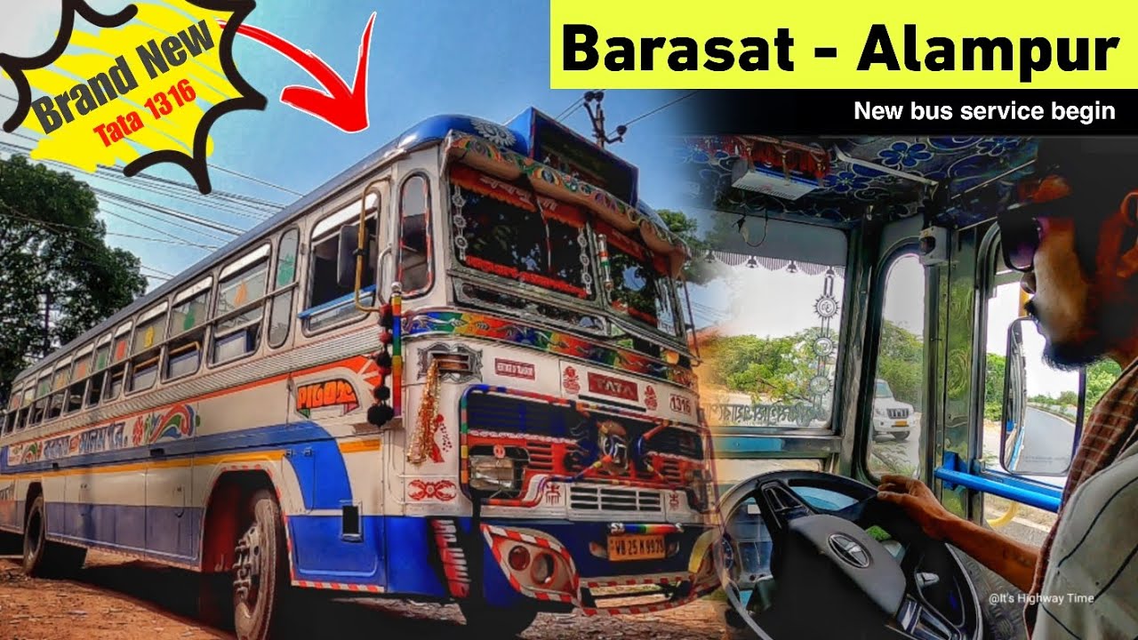 The new lifeline of Alampur🔥 Barasat - Alampur Bus Service | Alampur To Barasat Bus Journey