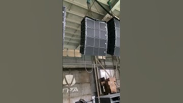 Sound Check of Kiva 920 dual 10” line array speaker #tpaaudio #linearray #livesound #techno #dj