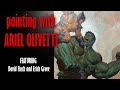 Painting with ARIEL OLIVETTI!