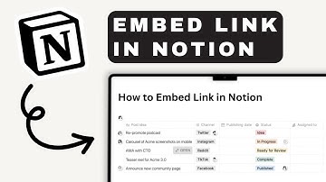 How to Embed a Link in Notion | Notion Tutorial (2025)