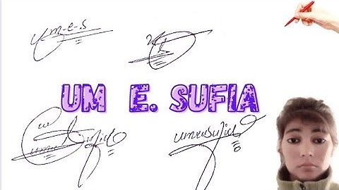 Um  e   sufia name signature style with arooj