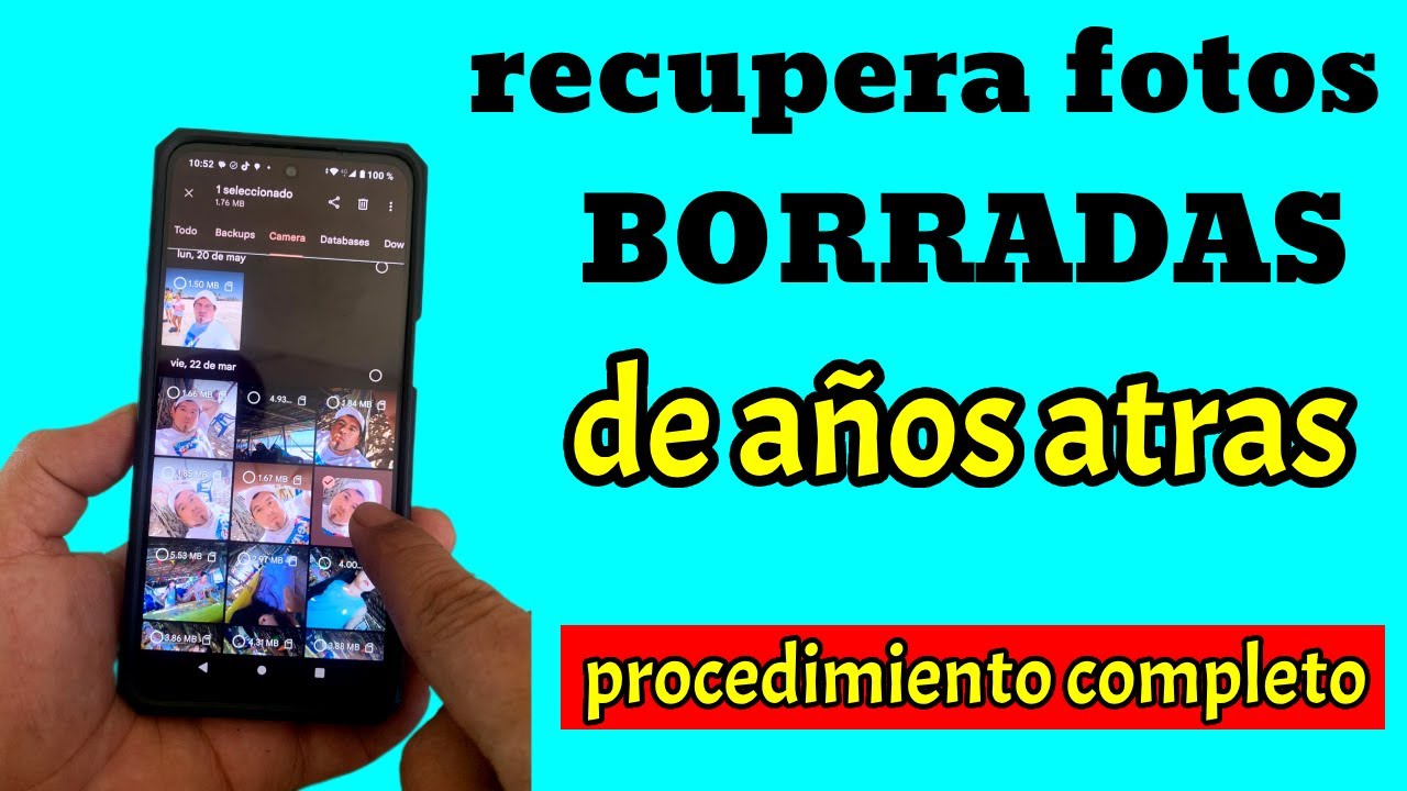 como recuperar tus fotos borradas de la papelera y el celular Android ...