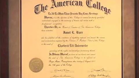 Janet's Designations - MS, ChFC, CLU, CDFA