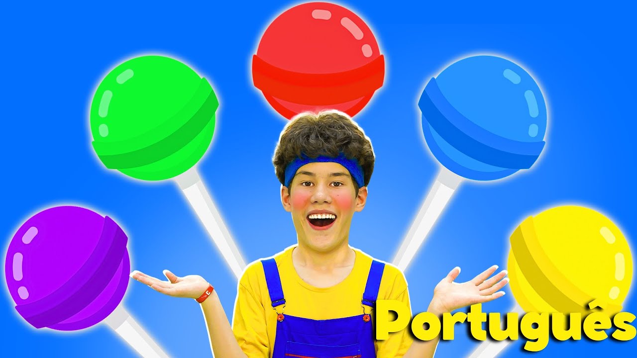 A Canção dos Cinco Pirulitos | Canção Infantil | Coco Froco Português