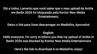 Anitta - Lollapalooza Berlin 2026 (Read the title) [Portuguese/English Translation]