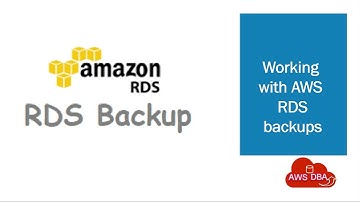 01 Working with RDS backups
