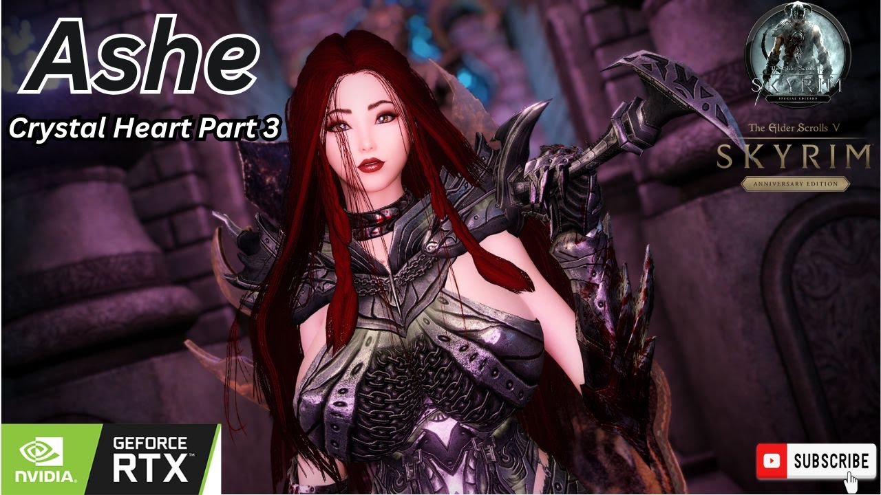 Skyrim Ashe – Crystal Heart: Part 3 The Lost Dwemer House 