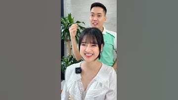 HƯỚNG DẪN CHỊ EM CẮT MÁI MƯA TẠI NHÀ - 1900 HAIR #shorts