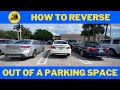 HOW TO REVERSE OUT OF A PARKING SPACE (Driving Tutorial for beginners)