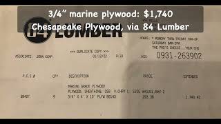 Wilson Pontoon Built Part 2 (materials/cost)