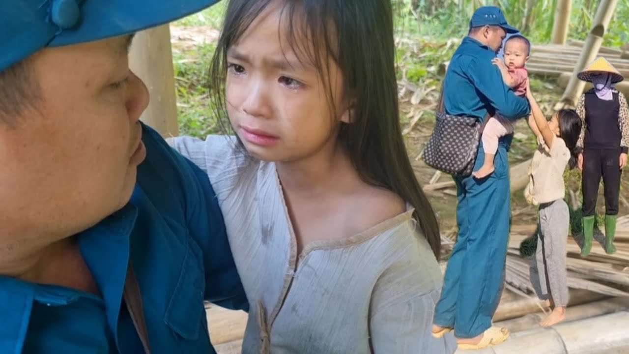 The kind policeman helped the orphan girl find her younger brother