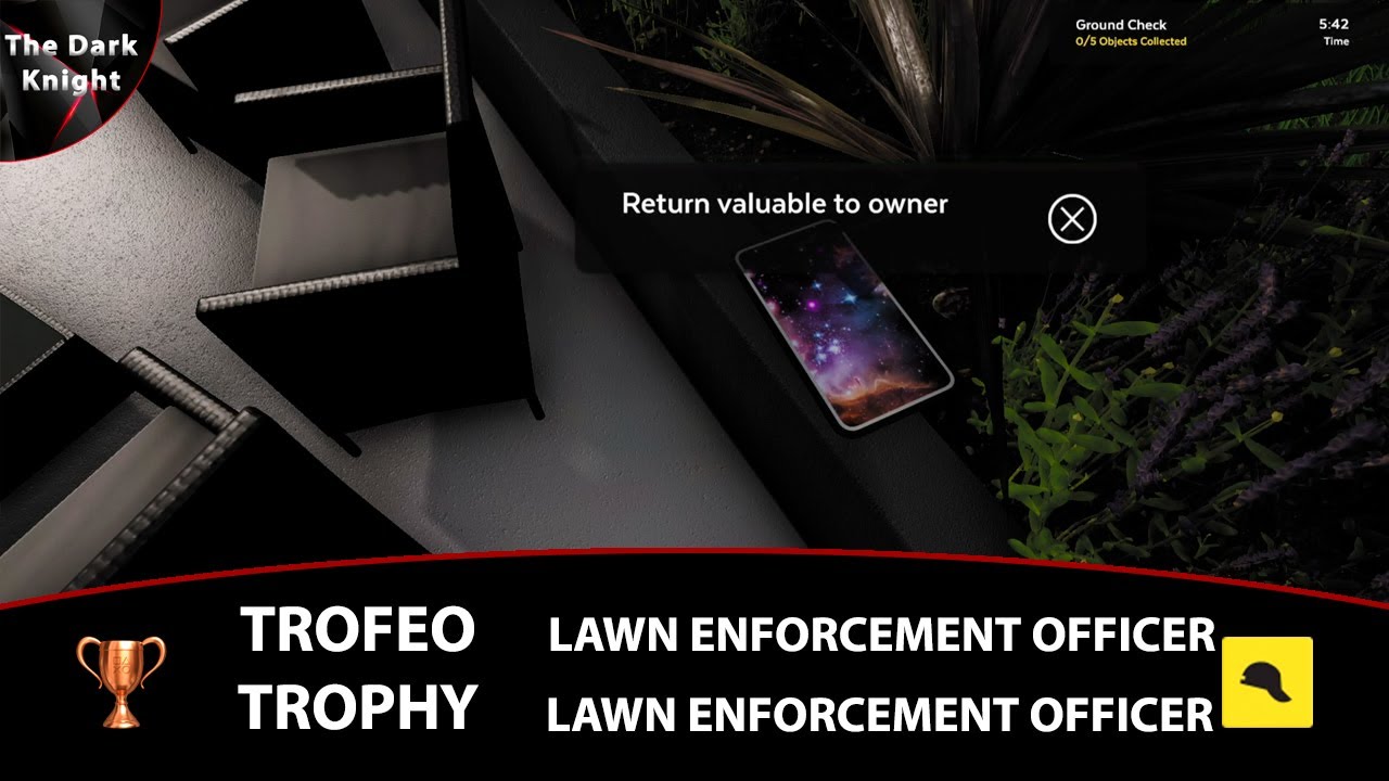 Lawn Mowing Simulator: Trofeo "Lawn Enforcement Officer" ("Lawn Enforcement Officer" Trophy)