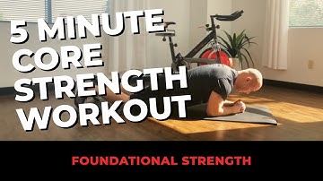 5 Minute Foundational Strength Workout -  Core Focus for Cyclist