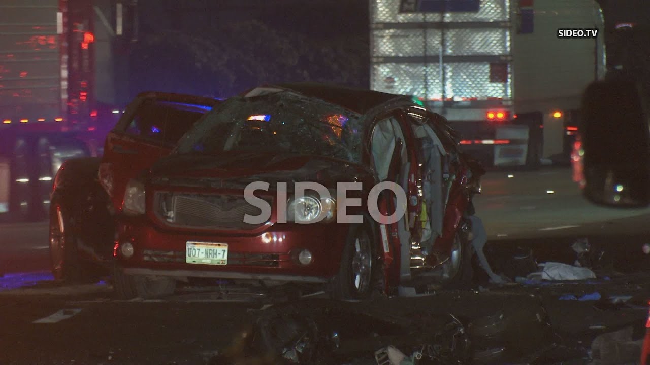 Driver arrested after fleeing scene of deadly multi-vehicle crash - YouTube